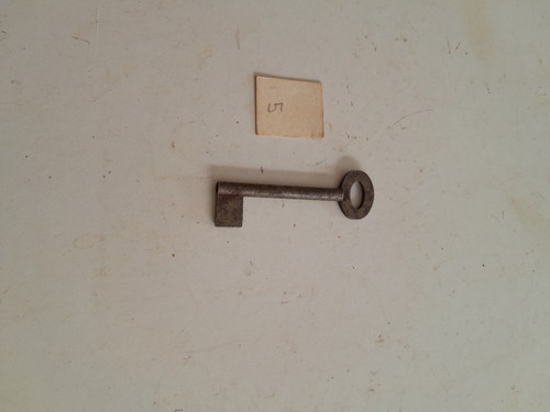 Old vintage key - one, number