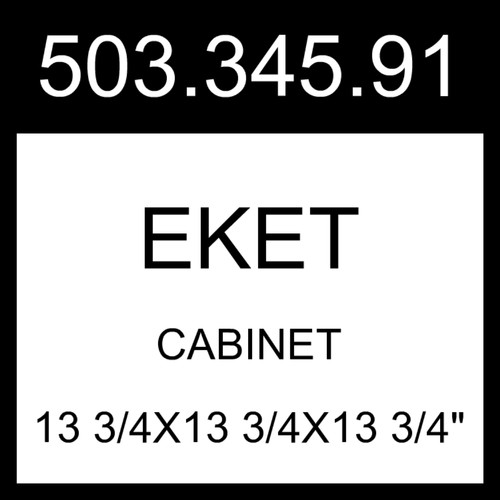 Ikea eket cabinet dark - eket,