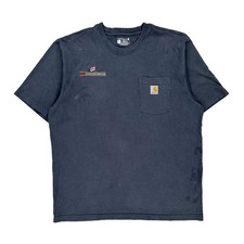 Livestock Services Carhartt T-Shirt - Large Blue Cotton