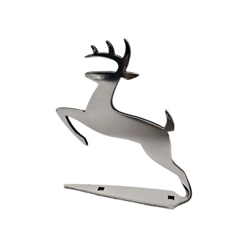Stainless steel hood - steel, logo