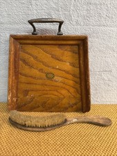 Antique Wooden Crumb Tray and