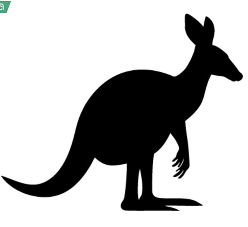 Kangaroo vinyl decal sticker - kangaroo,