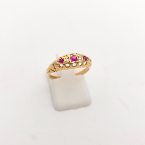 18ct yellow gold antique - yellow,