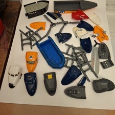 Lego Selection Of Nose Cones, Propplers Etc For Planes/helicopters And Boat Bits