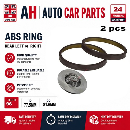 Rear magnetic abs sensor - 2x,