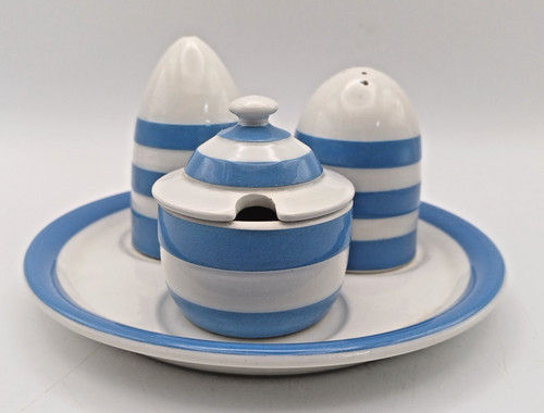 Green cornish ware blue - green,