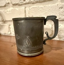 Victorian Pewter Child’s Mug