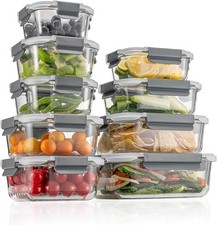 Glass Food Storage with Lids