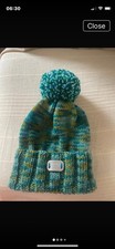 Ladies Hand Knitted Bobble Hat Sz  Med- Large