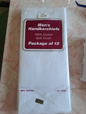 Mens Handkerchiefs 12 Pack New