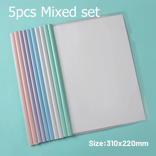 5pc set transparent - transparent, folder