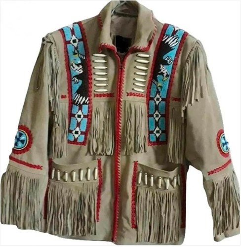 Mens native american - mens, suede