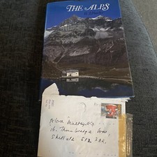 W A POUCHER THE ALPS HARD BACK WITH LETTER FROM AUTHOR HIMSSLF LOOK 👀