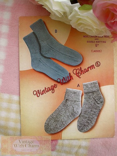 Vintage knitting pattern - knitting,