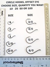 Circle Fishing Hooks Offset