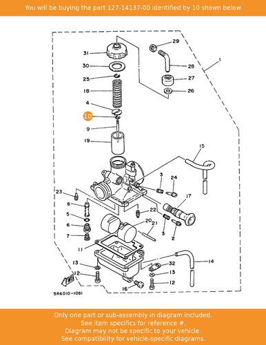 Yamaha clip 127 14137 - yamaha, oem