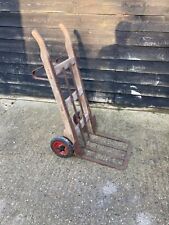 Rare, Vintage Wooden Sack Barrow, Porters Trolley, antique bargain 