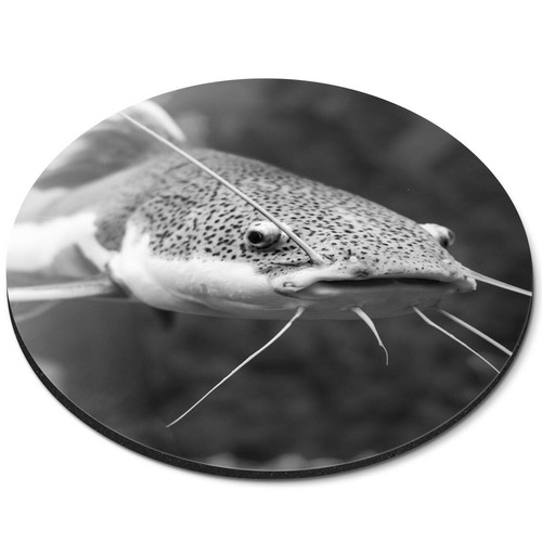 Round mouse mat cool - mouse, (bw)