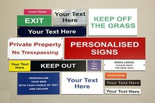 Plaques & Signs Engraved - Ideal for indoor / outdoor use !!