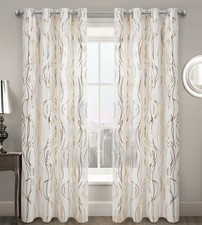 Swirl Ripple Effect Voile