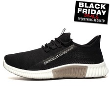 RRP £39.99 - Crosshatch Mens Nimbus Casual Classic Trainers Smart Comfort Shoes
