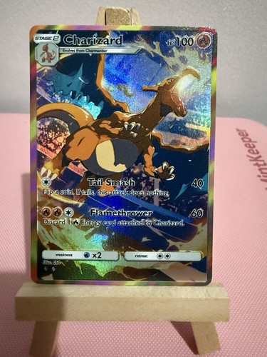 Charizard pokemon card display - card,