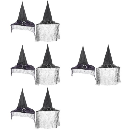 Reusable masquerade witch hat - witch,