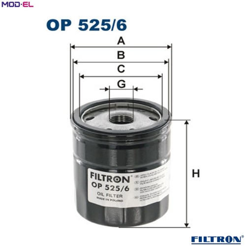 Oil filter 525 for vw - oil,