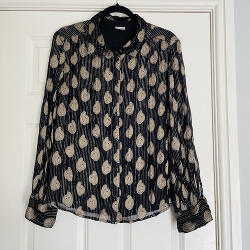 Damart black and gold metallic - black,
