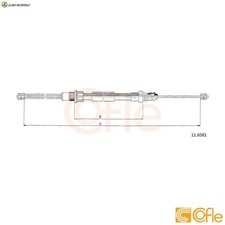 Cable Parking Brake 11.6581