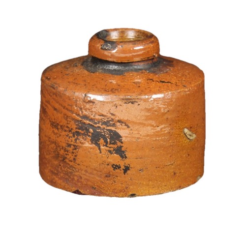 Antique brown salt glazed - brown,