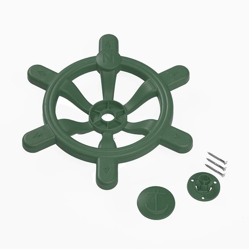 Dark green ship steering - ship's,