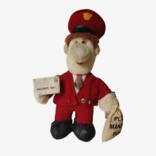 Vintage Postman Pat Soft Toy, 80s 90s Red Cartoon Classic Old School Retro