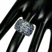 Silver Ring Tanzanite Natural