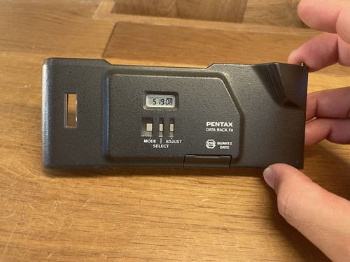 Near mint pentax data back - near,