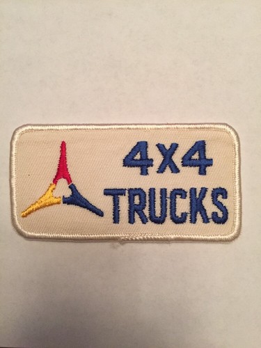 Vintage 4x4 truck logo patch - vintage,