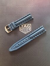 New TAG Heuer mens Senna 6000 series BC0653  blue leather watch strap WH 20mm