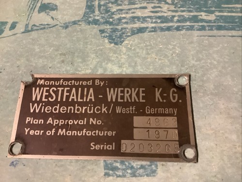 Westfalia interior badge - interior,