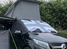 Mercedes V-Class and Marco Polo Thermal Windscreen Cover Black (2014 )