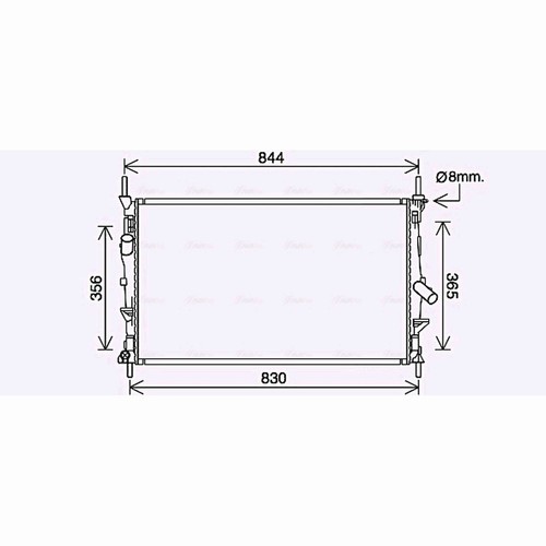 Radiator for ford - for, transit