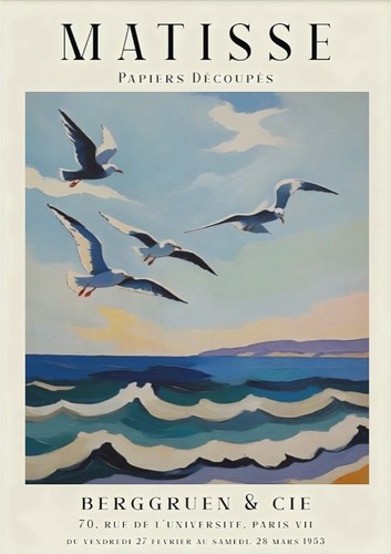 Matisse exhibition poster - exhibition,