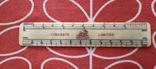 Vintage scale rule reliance - rule, by
