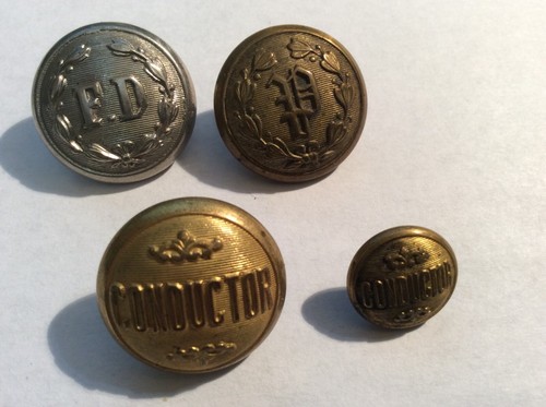 Antique uniform buttons - buttons,