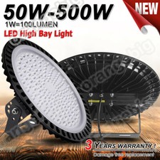 UFO LED High Bay Lights 500W 300W 200W 100W 50W Factory Warehouse Gym Lighting
