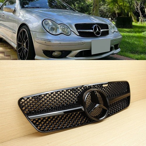 Abs front grille gloss - grille, black
