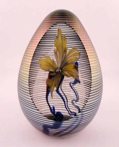 Okra flower paperweight - okra,