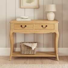 French Chateau Oak 2 Drawer