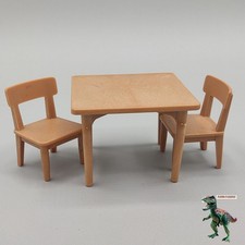 Playmobil table and chairs - western - sheriff's office - saloon - Fort - Fort
