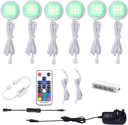 6pcs aiboo rgb under cabinet - rgb,