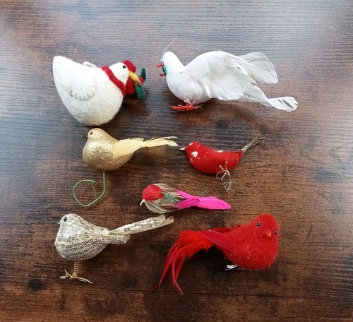 Vintage bird christmas tree - bird,